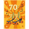 Classic 70s Roller Skates with Warm Retro Vibes