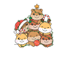 Merry Christmas Hamster Christmas Eve Hamster