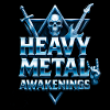 Heavy Metal Awakenings Skull Guitar