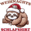 Christmas Sleep Shirt Christmas Sloth