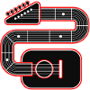 Abstrakte Gitarrenkunst