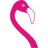 Pink Flamingo Silhouette
