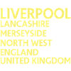 Liverpool – England Textdesign