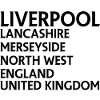 Liverpool – England Textdesign