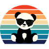 Cool Panda Graphic