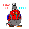Chillin' Bird Winter Cartoon