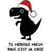 T-Rex Christmas: Humorous Crisis