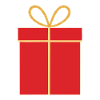 Christmas Gift, Red Gift Box