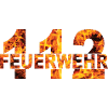 Fire Brigade 112 Flames Design