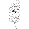 Line Branch Leaf Design