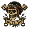 Outlaw Skull Moto Design