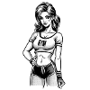 Fille de gym
