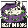 Rest in Hops Hoppel im Sarg
