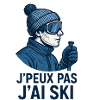 I can't I ski