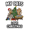 Cats Anti-Christmas Funny Saying