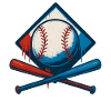 Baseball Street Style Ball and Bat