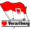 Vorarlberg Flag with Heart