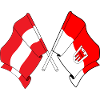 Austria & Vorarlberg Crossed Flags