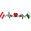 Styria Flags with Heartbeat
