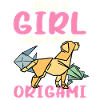 Nur ein Mädchen liebt Origami