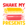 Harmoniciste drôle Shake My Present Harmonica