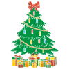 Funny Harmonica Player Christmas Tree Harmonica