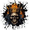 King's Skull with Crown