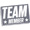 Teammitglied Badge Motiv