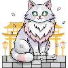 Anime Cat Japan Kawaii Vector