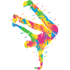 Breakdancing Bunt Breakdancer Jungen Breakdance