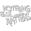 Graffiti-Zitat-Typografie: Fetter grauer Slogan