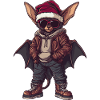 Chauve-souris Noël Hiver