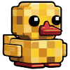 Pixel Duck Retro Look