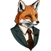 Fuchs im Anzug