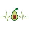 Avocado heartbeat design