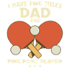 Papa Ping-Pong Tennis De Table Fête Des Pères 