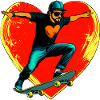 Skateboarder Love / Skater Heart