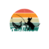 Fishing & Cats – Retro Leisure Design