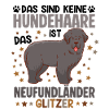 Newfoundland Glitter Dog Hair Funny Dog