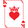 King Hearts Card Matching Couples Romantic 