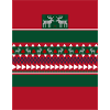 Reindeer Nordic Knit Holiday Pattern