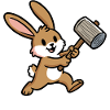 Rabbit with hammer: Building with heart