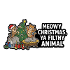 Noël miaulant : chat animal sale