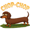 Chop-Chop Dachshund Cartoon