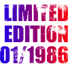 40e anniversaire Édition Limitée 01/1986