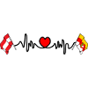 Kärnten Flags Heartbeat