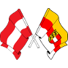 Austria & Carinthia Crossed Flags
