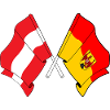Austria & Burgenland Crossed Flags