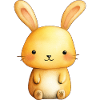Petit Lapin Doux – Illustration Bébé Mignonne