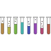 Test tubes with chemicals